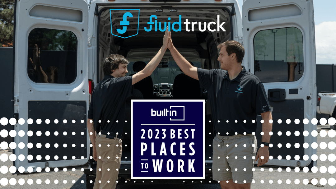 Built In recognizes Fluid Truck as one of the best places to work in Colorado Fluid Truck
